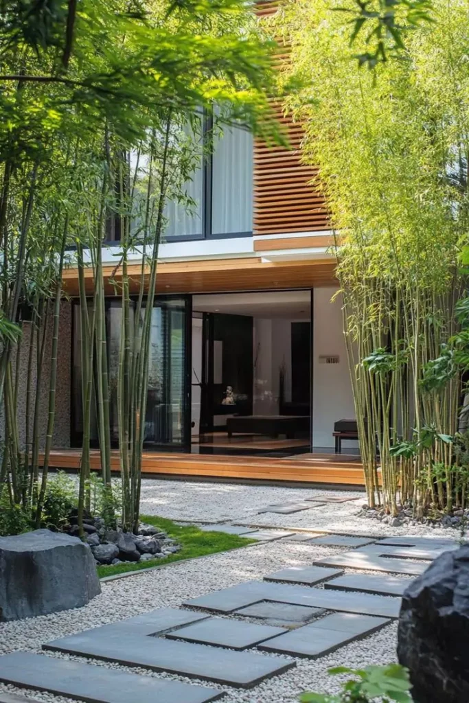 Tanaman Bambua Pohon Hias Villa